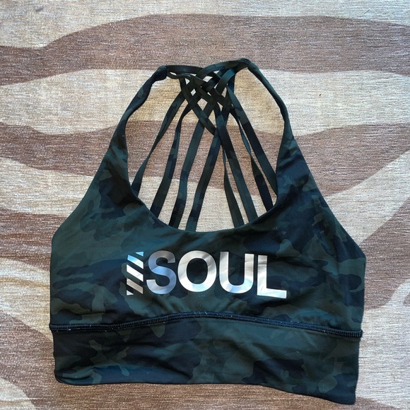 Free To Be Moved Bra Incognito Camo Soul Cycle